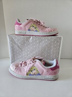 Pink Miss Piggy X Adidas Graphic Sneakers
